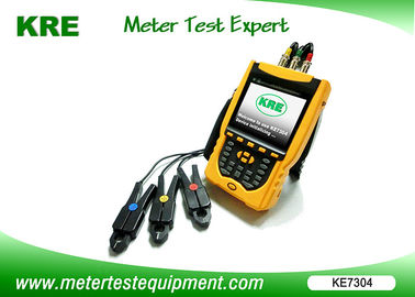 Handhled Portable Meter Tester สามเฟสความถูกต้อง 0.3 5.1 นิ้วแสดงผล LCD สี